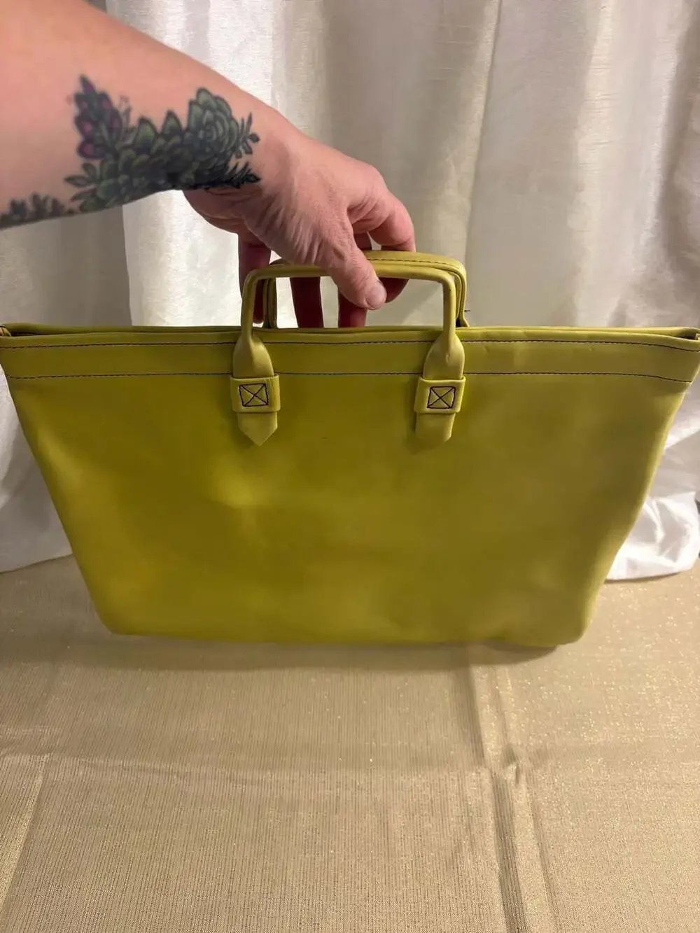 Hozel yellow vinyl